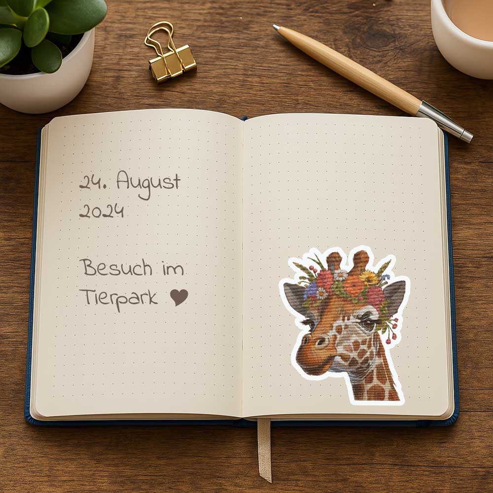 Giraffe Clipart, Instant Download