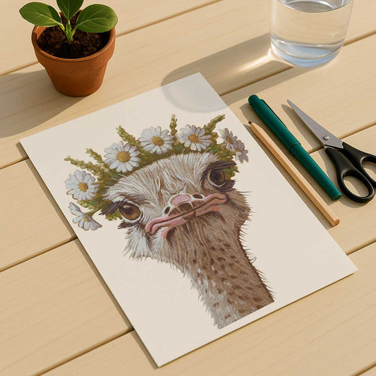 Clipart, Flower Child Nandu, Instant Download