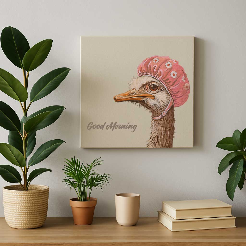 Clipart, Rhea with Bathing Cap, Instant Download