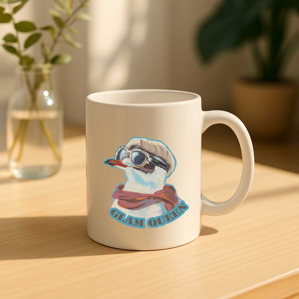 Clipart, seagull, with and without saying, instant download