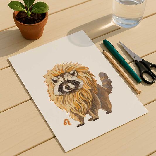 Clipart, Zodiac Sign Leo, Instant Download