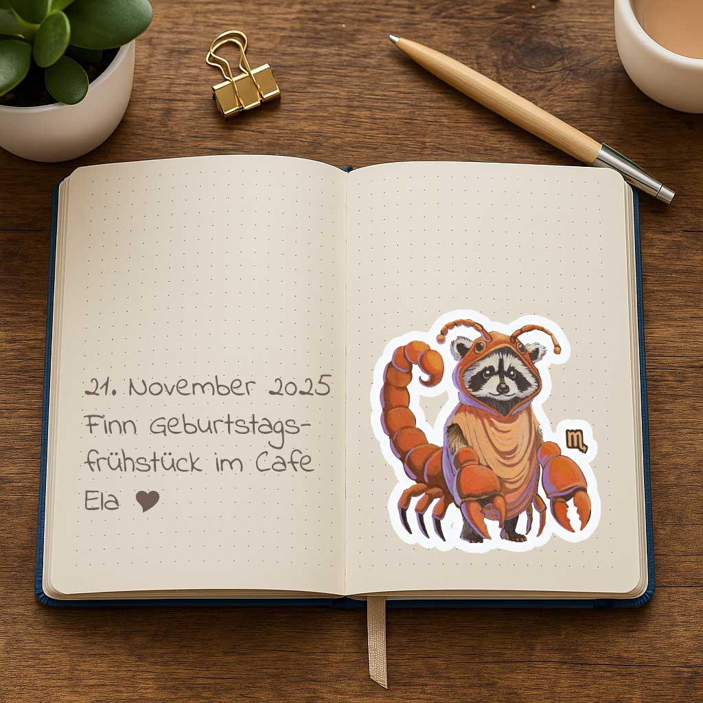 Clipart, Zodiac Sign Scorpio, Instant Download