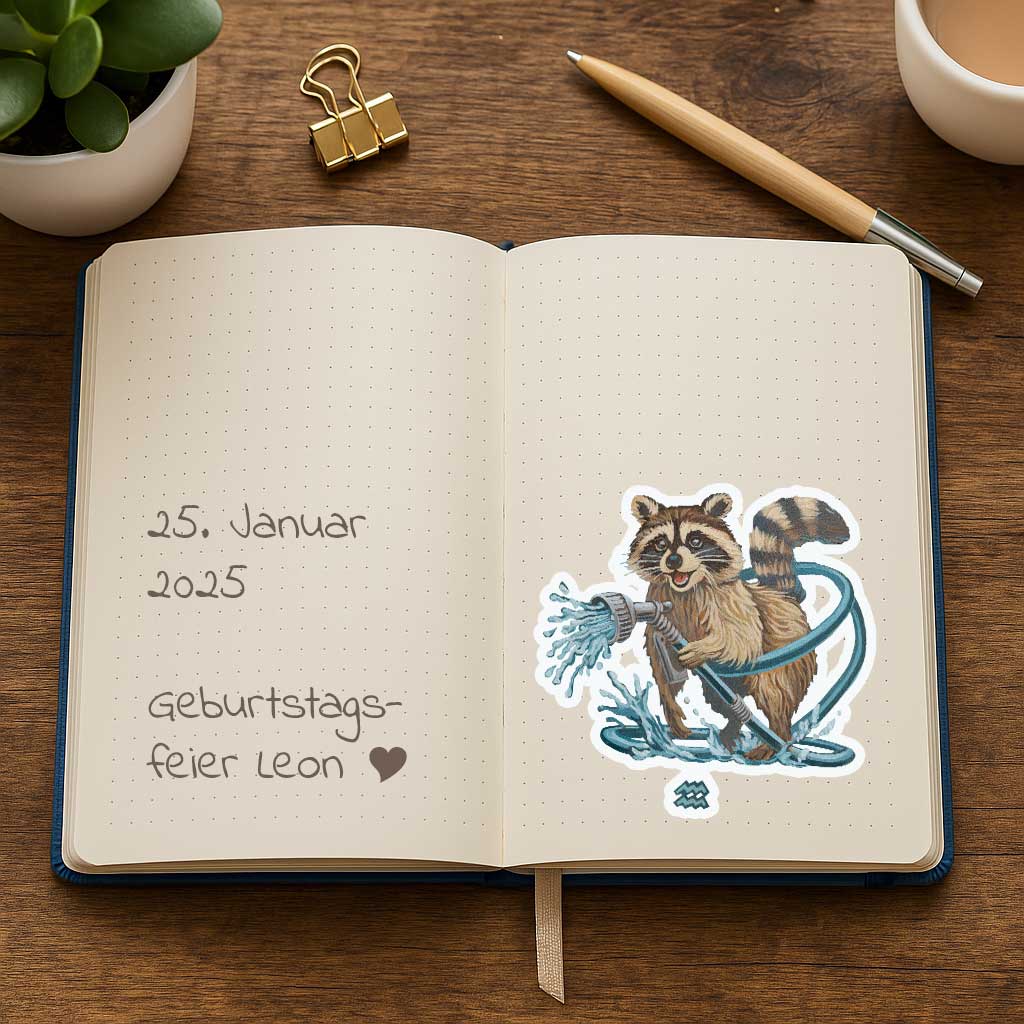 Clipart, Zodiac Sign Aquarius, Instant Download