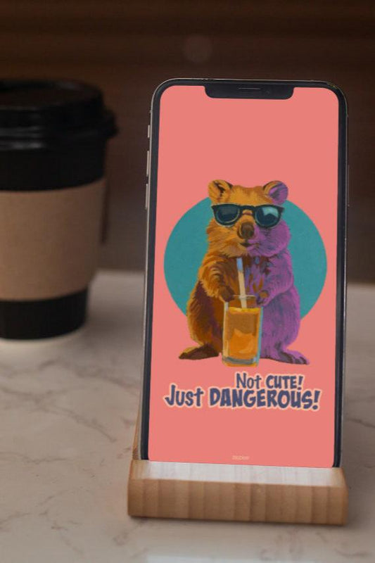 Not Cute Quokka | Mobile Wallpaper | Instant Download